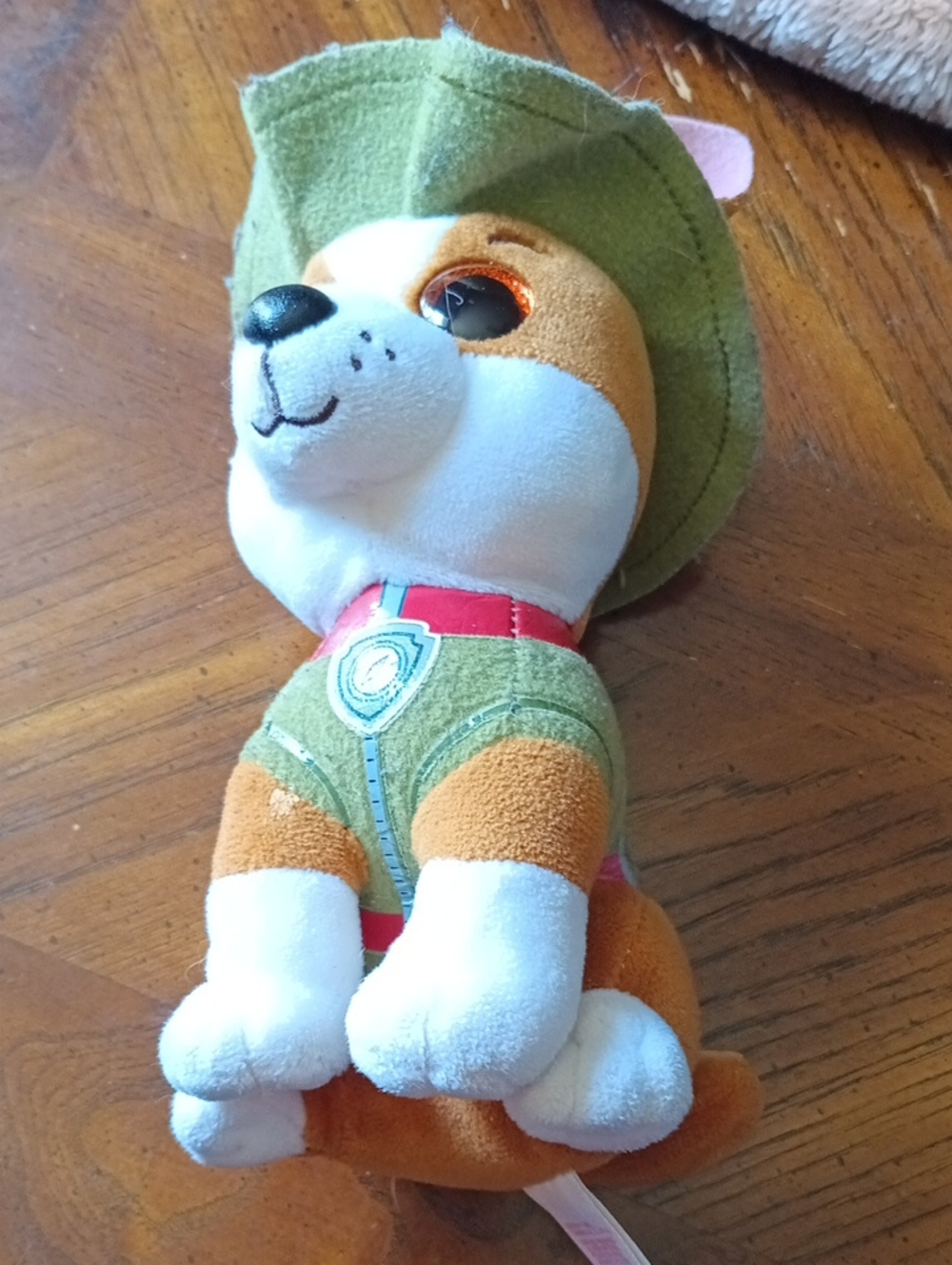Paw Patrol Rocky Plush - Green, Brown, White, Red